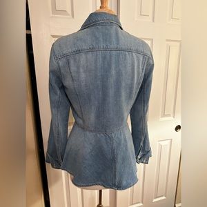 Peplum Jean jacket